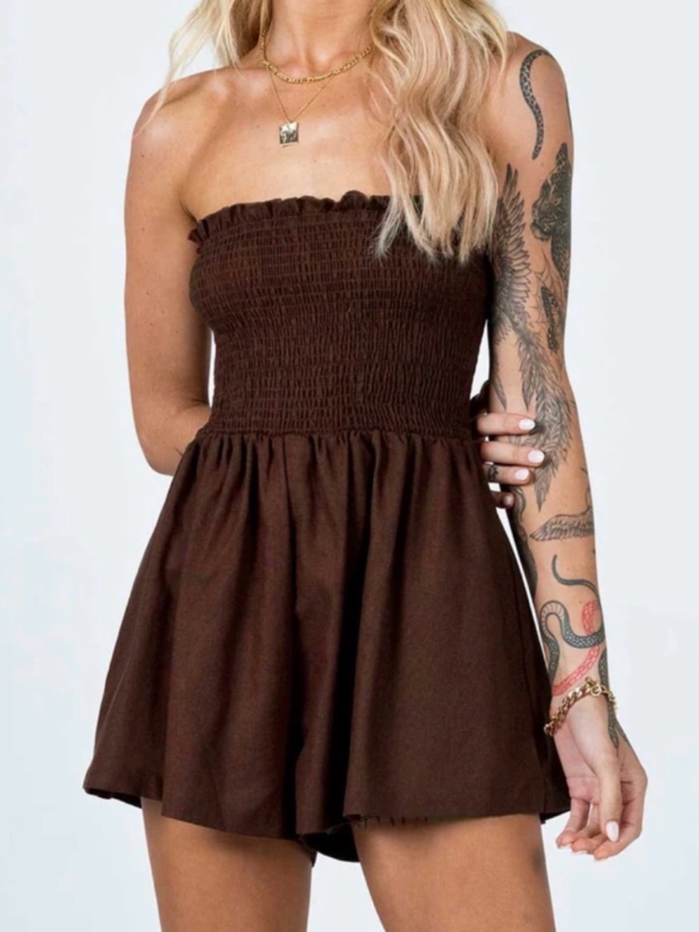 Princess Polly romper with pockets